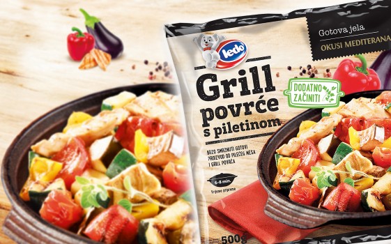 Grill Povrce S Piletinom Brza Jela Gotova Jela Proizvodi Ledo